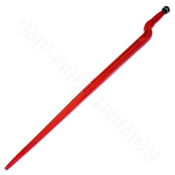 Ząb ładowacza wygięty dł. 880mm czerwony